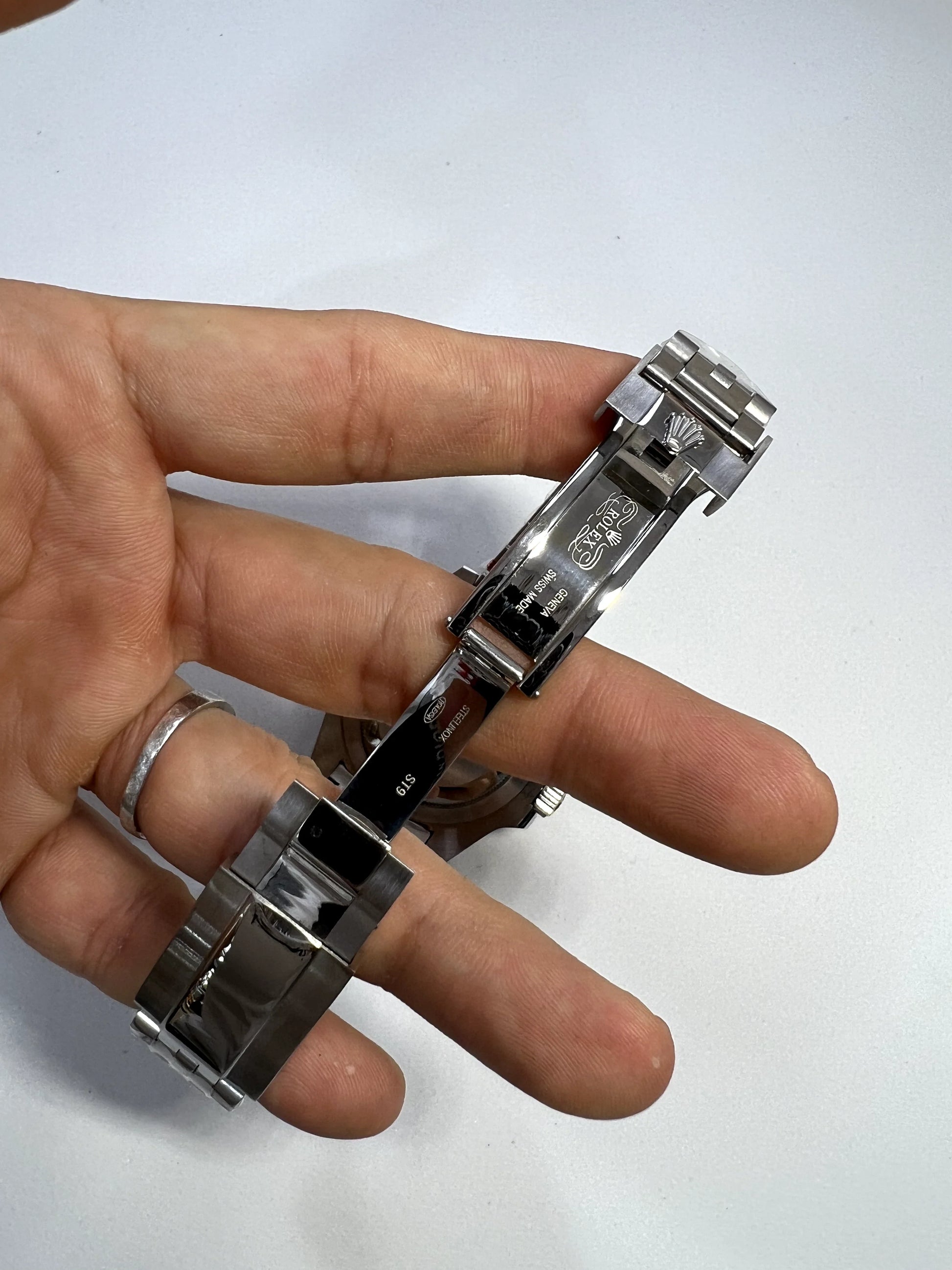 Relógio GMT Master II Pepsi automático com fivela e pulseira de aço