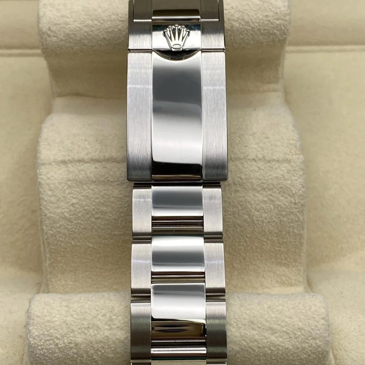 Fecho e pulseira de aço de relógio Rolex automático