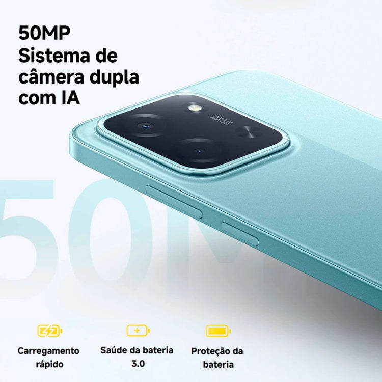 Smartphone Xiaomi Poco C85 com sistema de câmera dupla traseira de 50MP